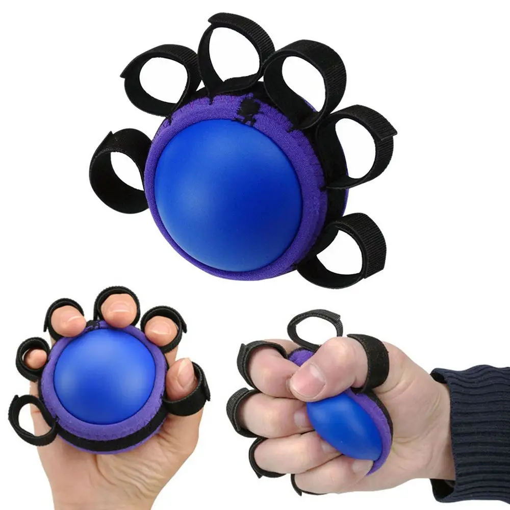 

1 Pc Equipment Practice Recovery Training Five finger Wrist Power Finger Exerciser Grip Ball Finger Trainer Hand Grips
