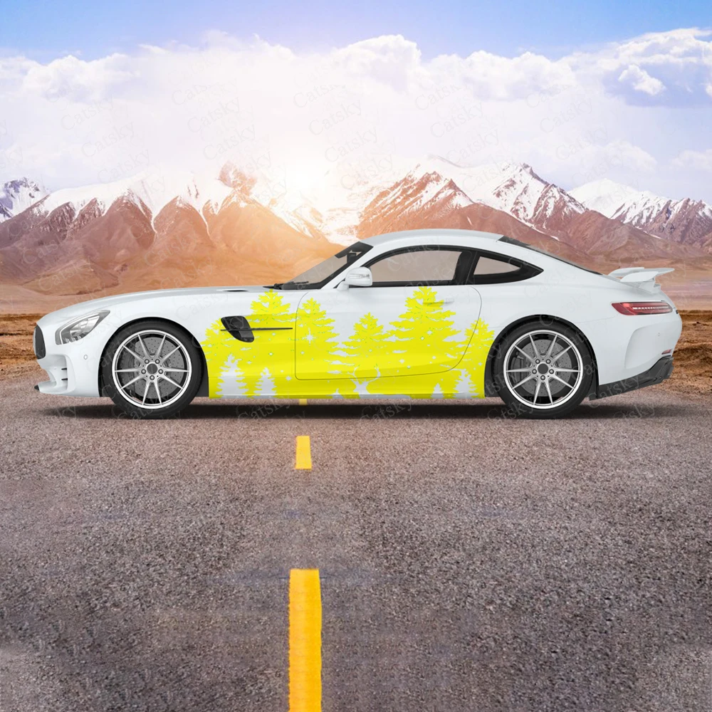 2 шт./набор автомобильные наклейки на дерево