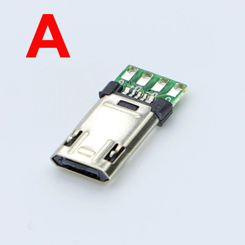 

5/10 шт. 5-контактный разъем Micro USB с паяльной пластиной для печатной платы, двусторонний разъем Micro 5P, разъем, 4-контактный разъем для сварочной проволоки