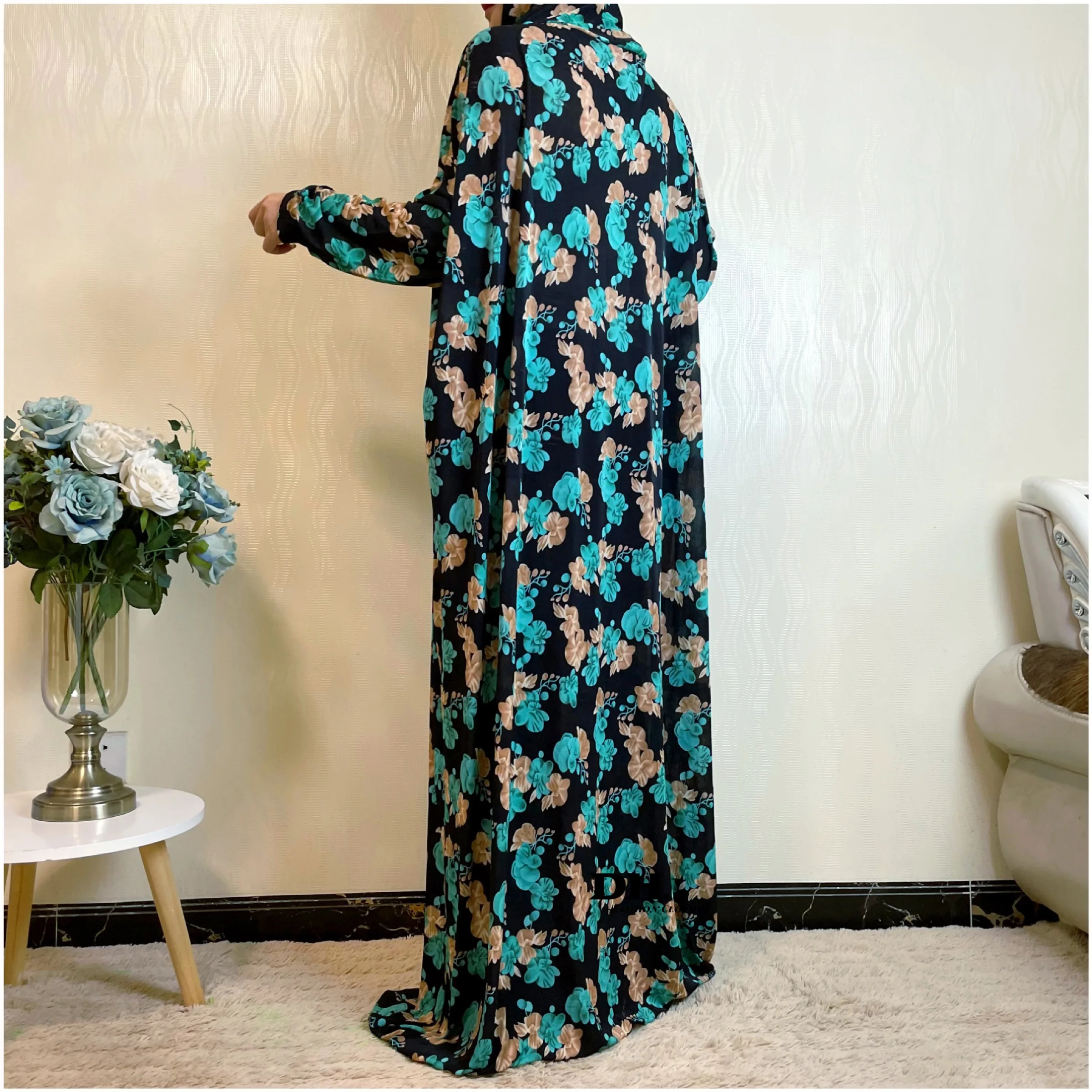 2022 Eid Abaya Dubai Турция мусульманский модный хиджаб платье кафтан мусульманская