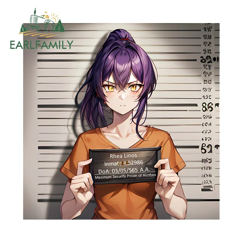 

EARLFAMILY 13 см x 13 см Автомобильная наклейка с изображением героев мультфильма «Линос» аниме «инопланетянин» #52986 Максимальная безопасность тюремная переводная картинка «ализтея» автомобильный Стайлинг