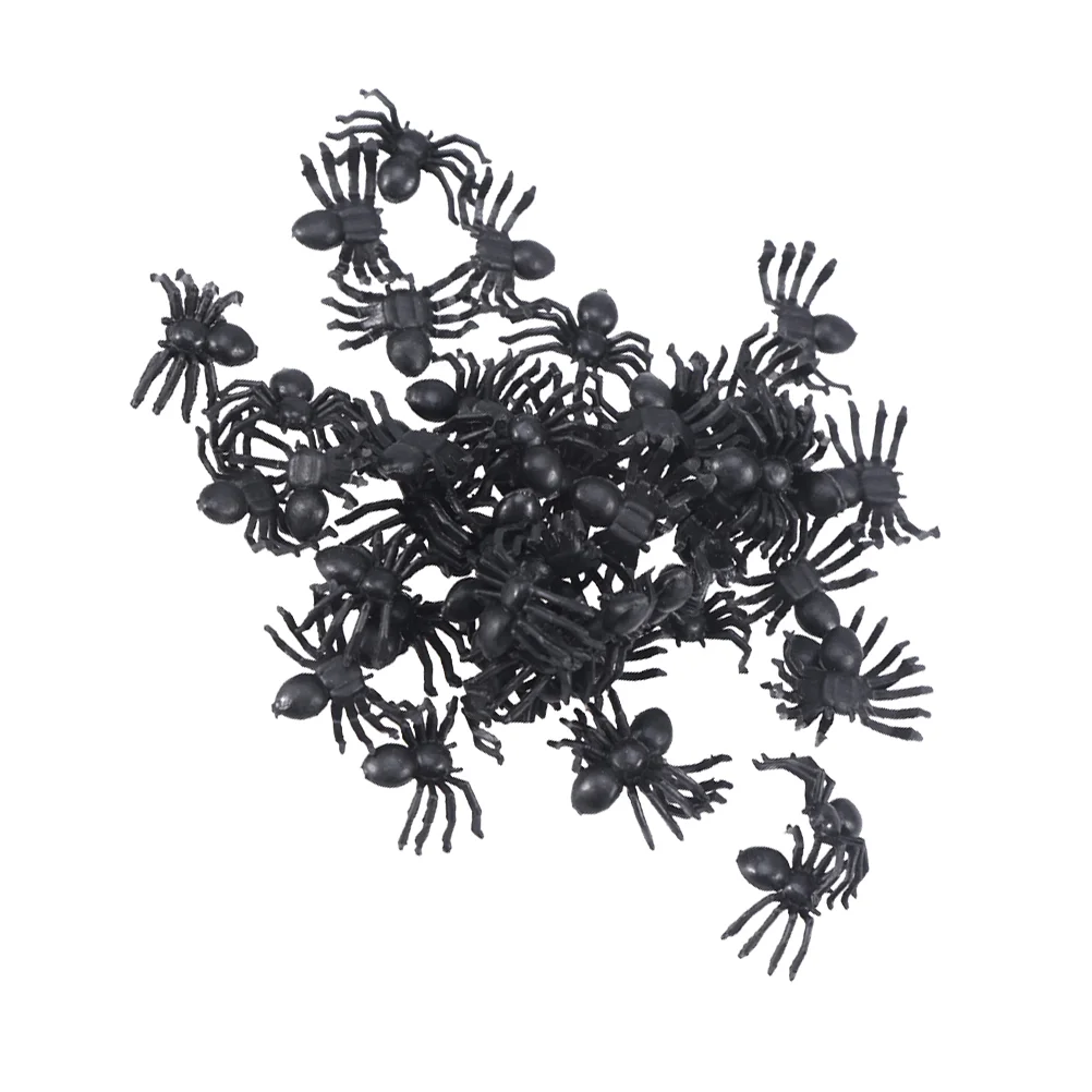 

300 Funny Black Spiders for Haunted house