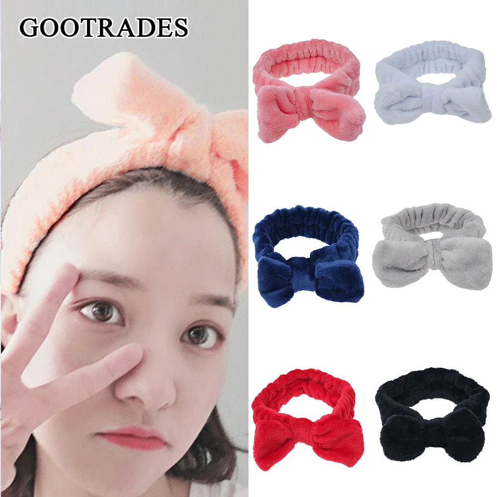 Милая повязка на голову в форме короны эластичная мягкая маска для мытья лица