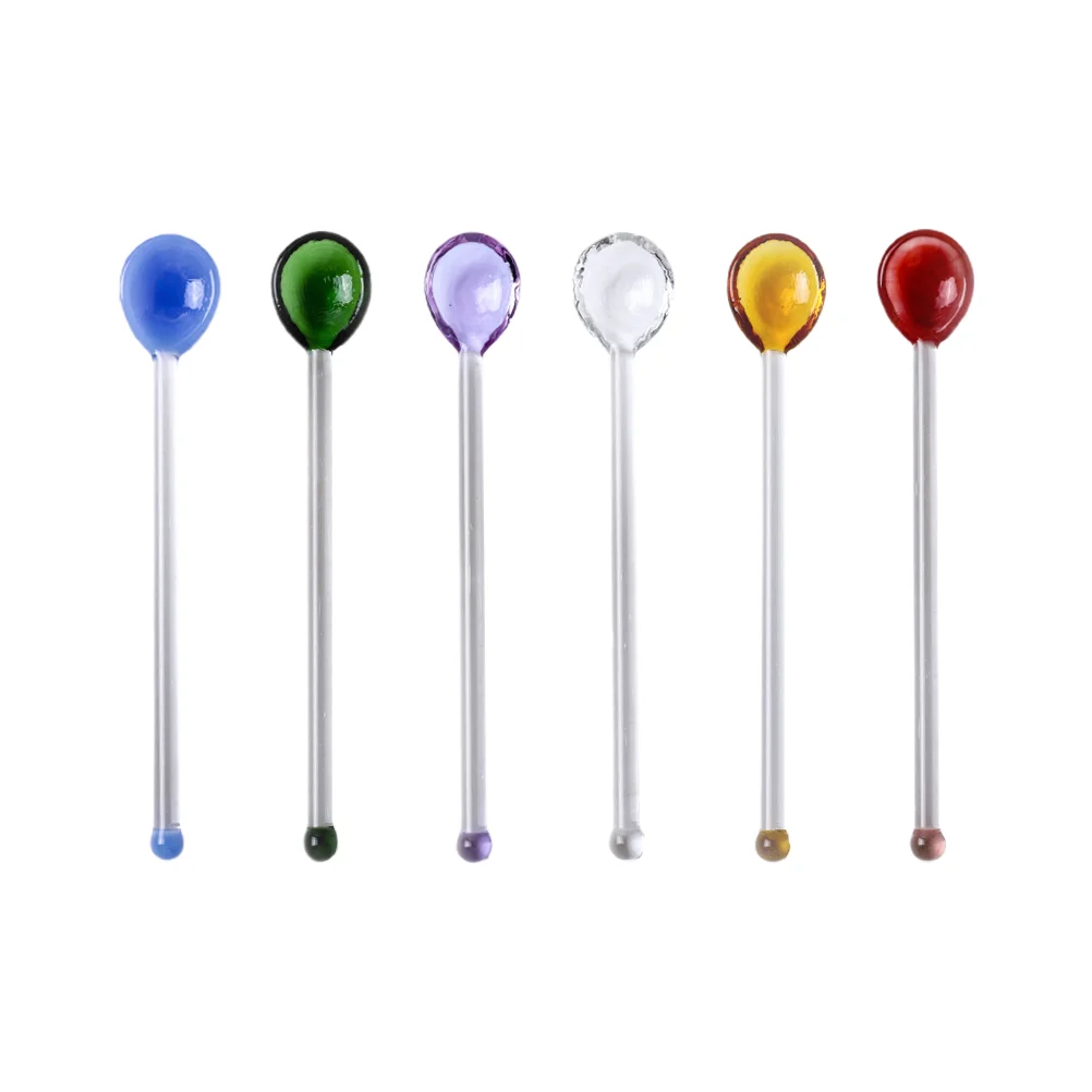 

Stirring Spoon Coffee Cocktail Sticks Rod Stick Mixing Swizzle Spoons Stirrer Stirrers Stir Drink Beverage Cream Tea Ice Mixer