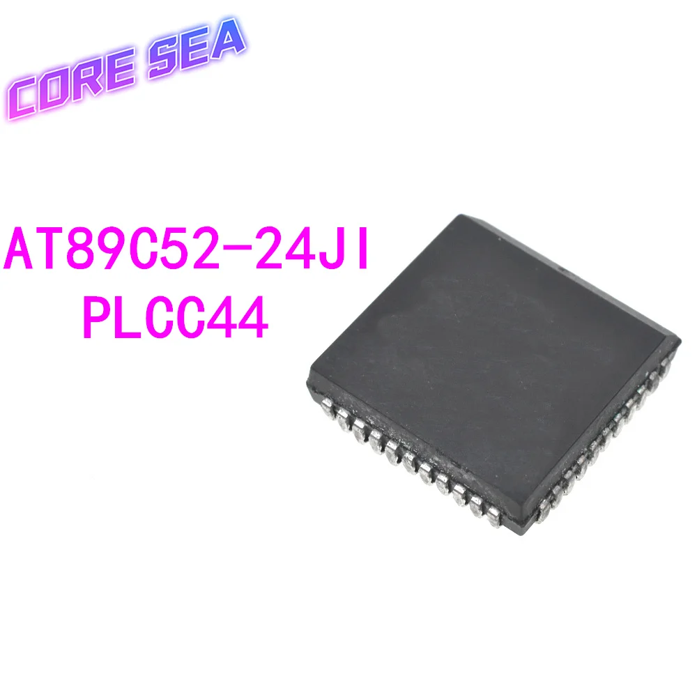 

10PCS AT89C52-24JI-24JC-24JU Chip PLCC44 Microcontroller