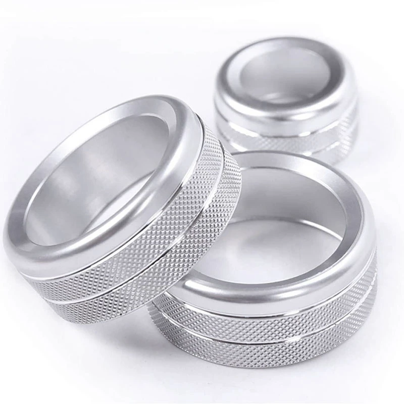 Air Condition Knob Audio Volume Control Button Circle Decoration Trim Ring Cover for BMW 1 2 3 4 Series f30 F34 Silver | Автомобили и