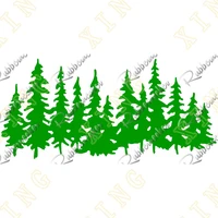 evergreen forest 2022 new metal cutting dies scrapbook diary decoration stencil embossing template diy greeting card handmade