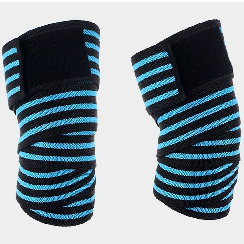 

1PCS 180*8CM Fitness Weightlifting Leg Knee Compression Band Wrap Elastic Bandage Squat Training