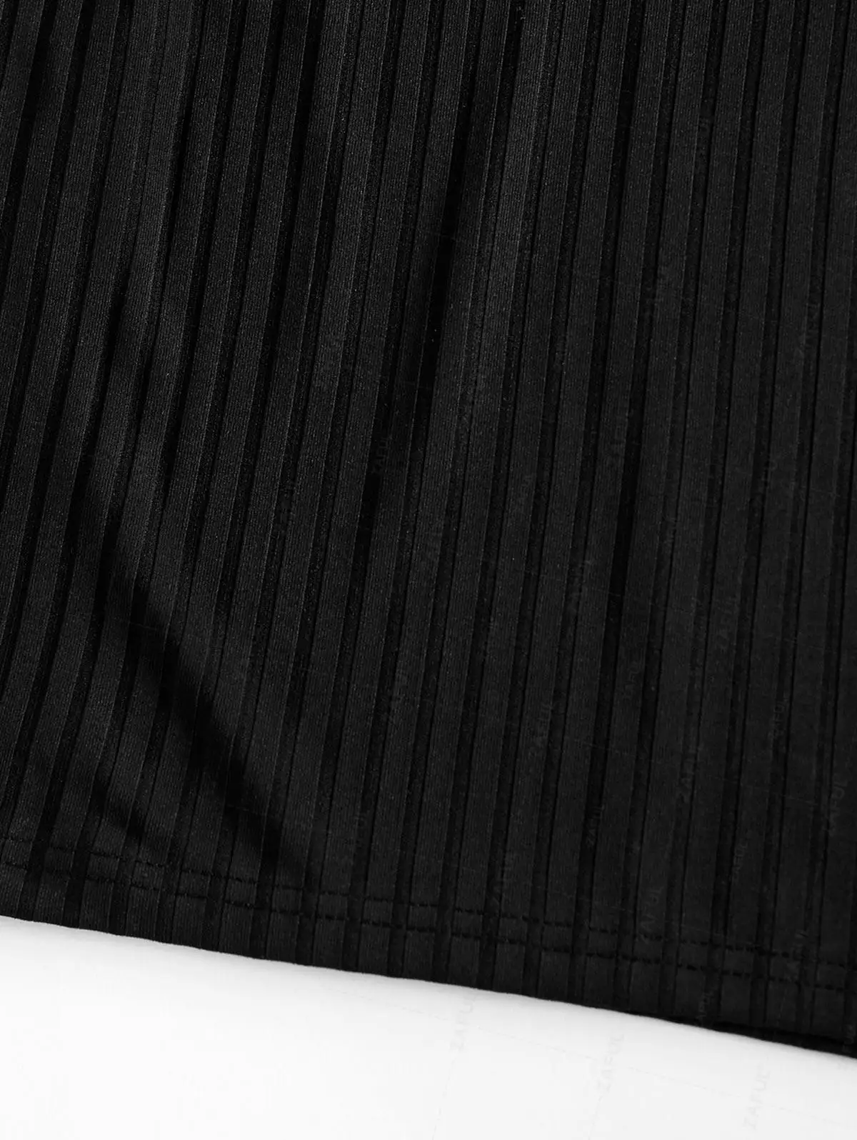 ZAFUL женское повседневное сексуальное облегающее мини-платье-майка в рубчик с