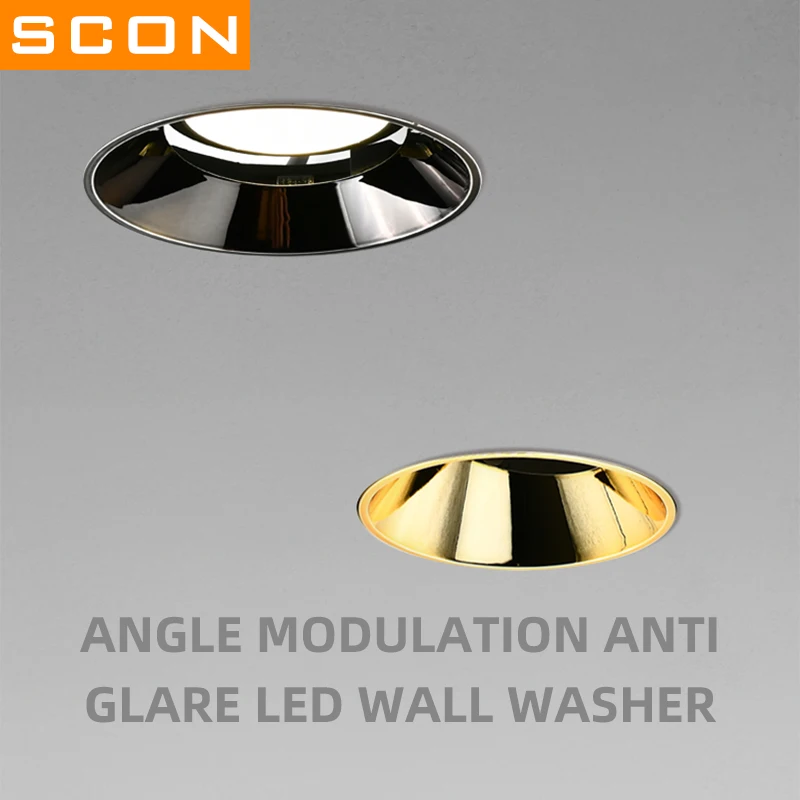 Светодиодный безрамочный Точечный светильник приглушаемая Скрытая