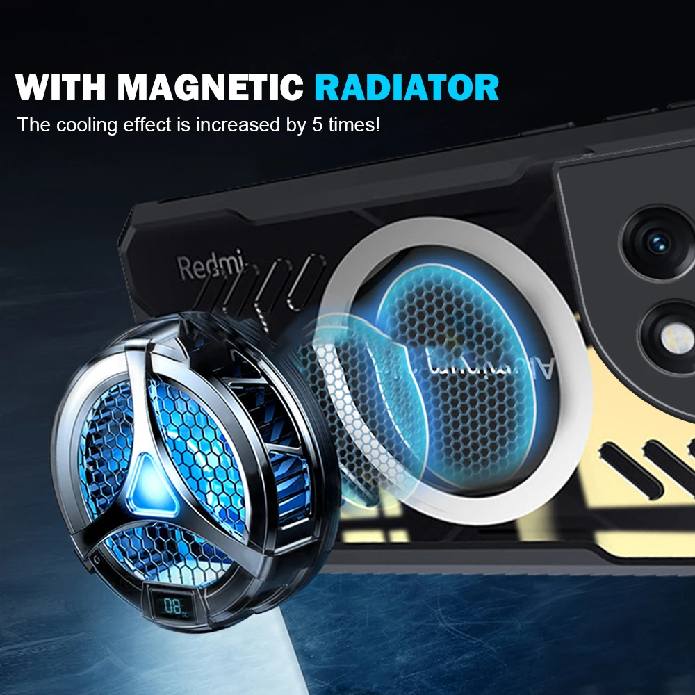 Rzants чехол для Oneplus ACE 2Pro теплоотвод Магнитный прозрачный тонкий телефона геймера