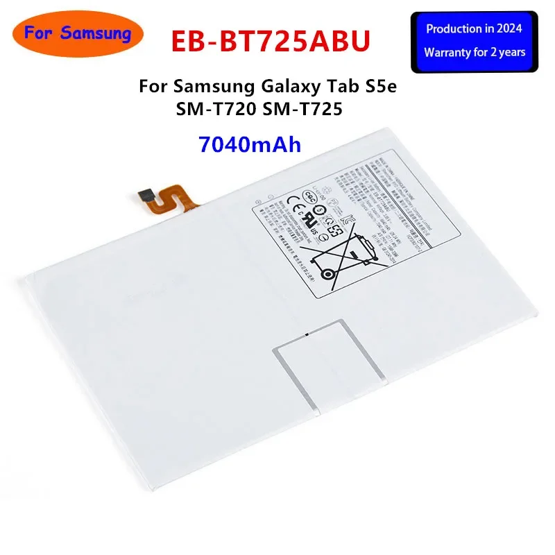 Совершенно новый сменный аккумулятор для планшета EB-BT725ABU 7040 мАч Samsung Galaxy Tab S5e T725C
