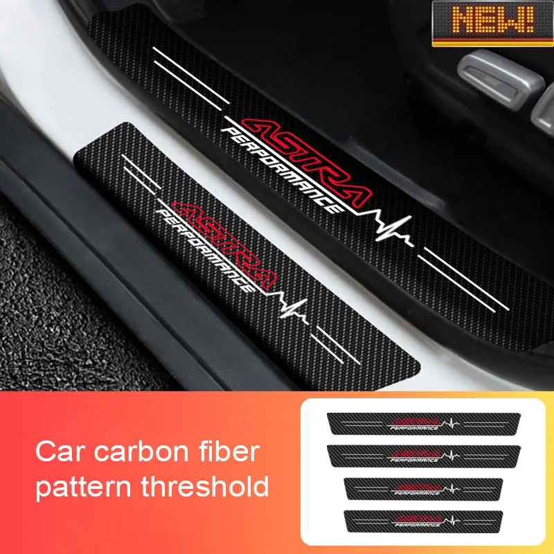 

Car Door Threshold Anti Scratch Stickers ​For Opel Astra Performance Scratch Resistant Carbon Fiber Sticker Protection Strip