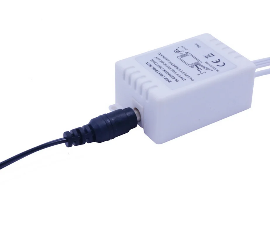 Фото Кабель питания DC 12В 2А с разъемом Molex 4PIN (5.5мм x 2.1мм) для блока управления RGB LED №4