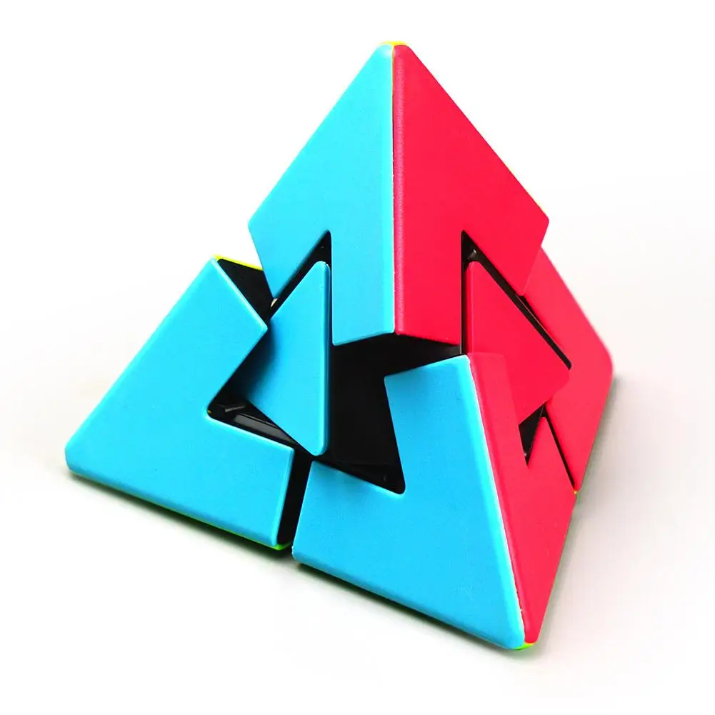 

Plastic Smart Cube Pyramid Speed Cube Magnetic Charging Cube Magic Cube Puzzle Toy
