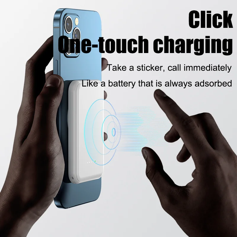 

Внешний аккумулятор xilecally Magsafe, магнитное Беспроводное зарядное устройство, мобильный телефон, для iphone 13, 12 Mini, 13pro, 12pro Max