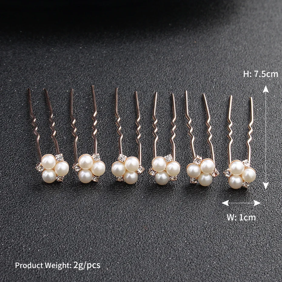

2022 New European and American Simple Bridal Hairpin аксессуары для волос CHD20725