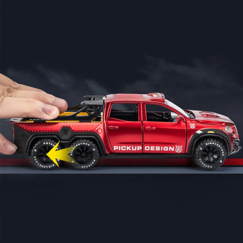 1:28 Benz X-Class 6*6 Monster Trucks Литые и игрушечные автомобили модель автомобиля миниатюрная