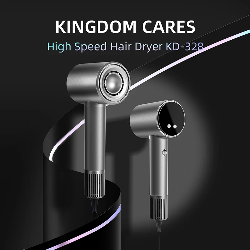 

KINGDOMCARES Professional Hair Dryers 9 Modes Anion 110000 Speed Quick Drying Lightweight Low Noise Home Appliance Blow Dryer