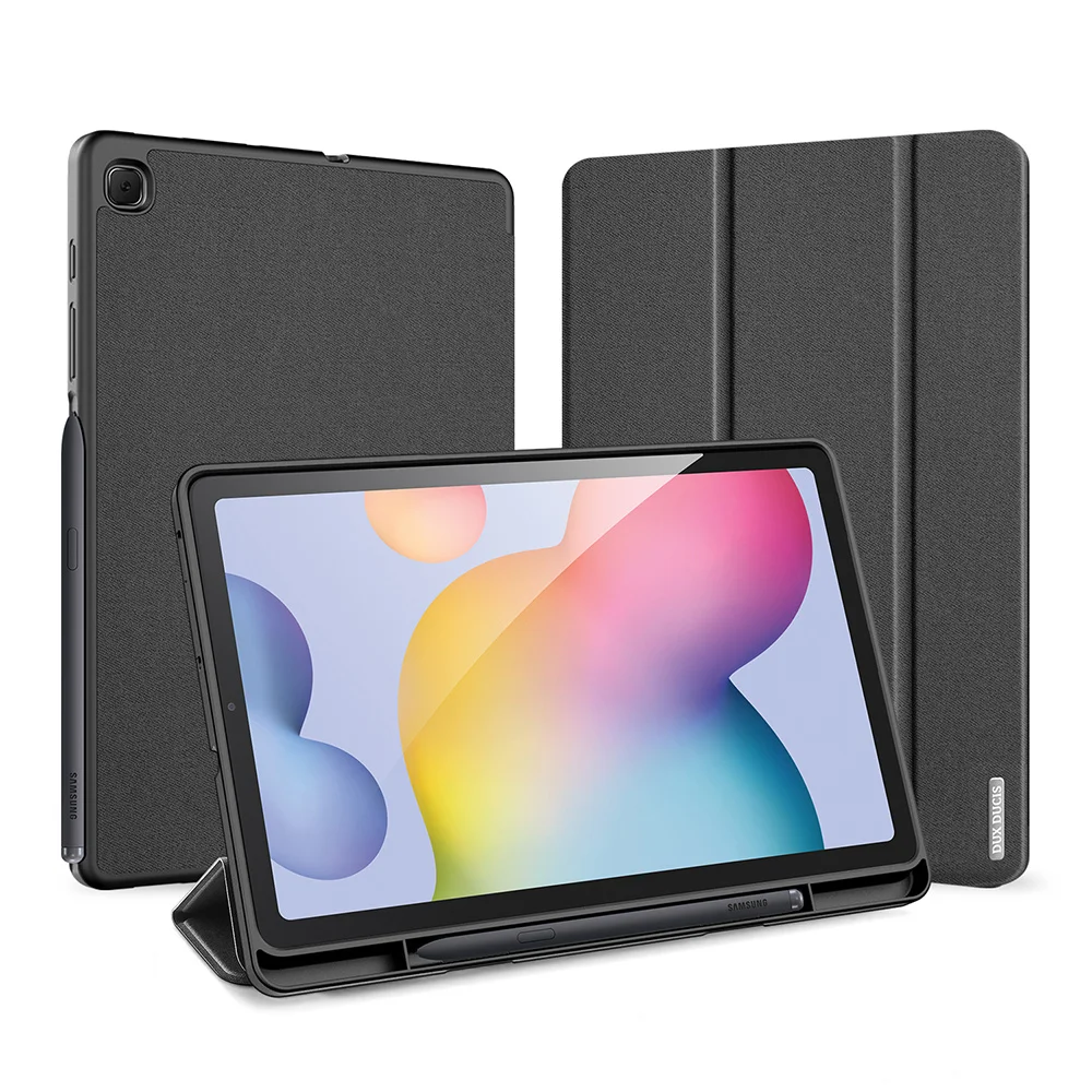 

DUX DUCIS Slim Protective Case for Samsung Galaxy Tab S6 Lite 10.4 Inch 2022/2020 with S Pen Holder Auto Sleep Wake
