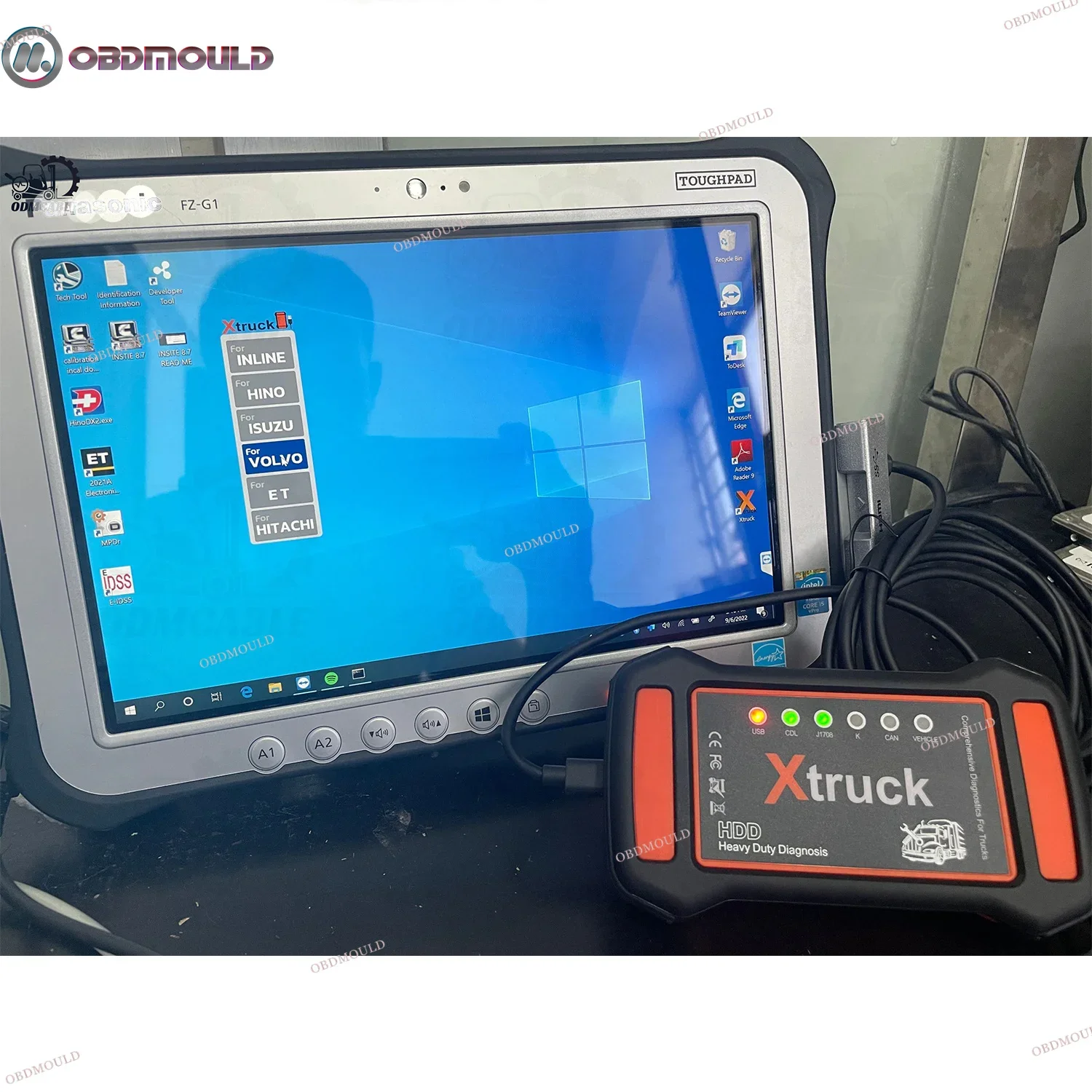 Универсальный диагностический инструмент Auto Repair X-truck Y009 HDD