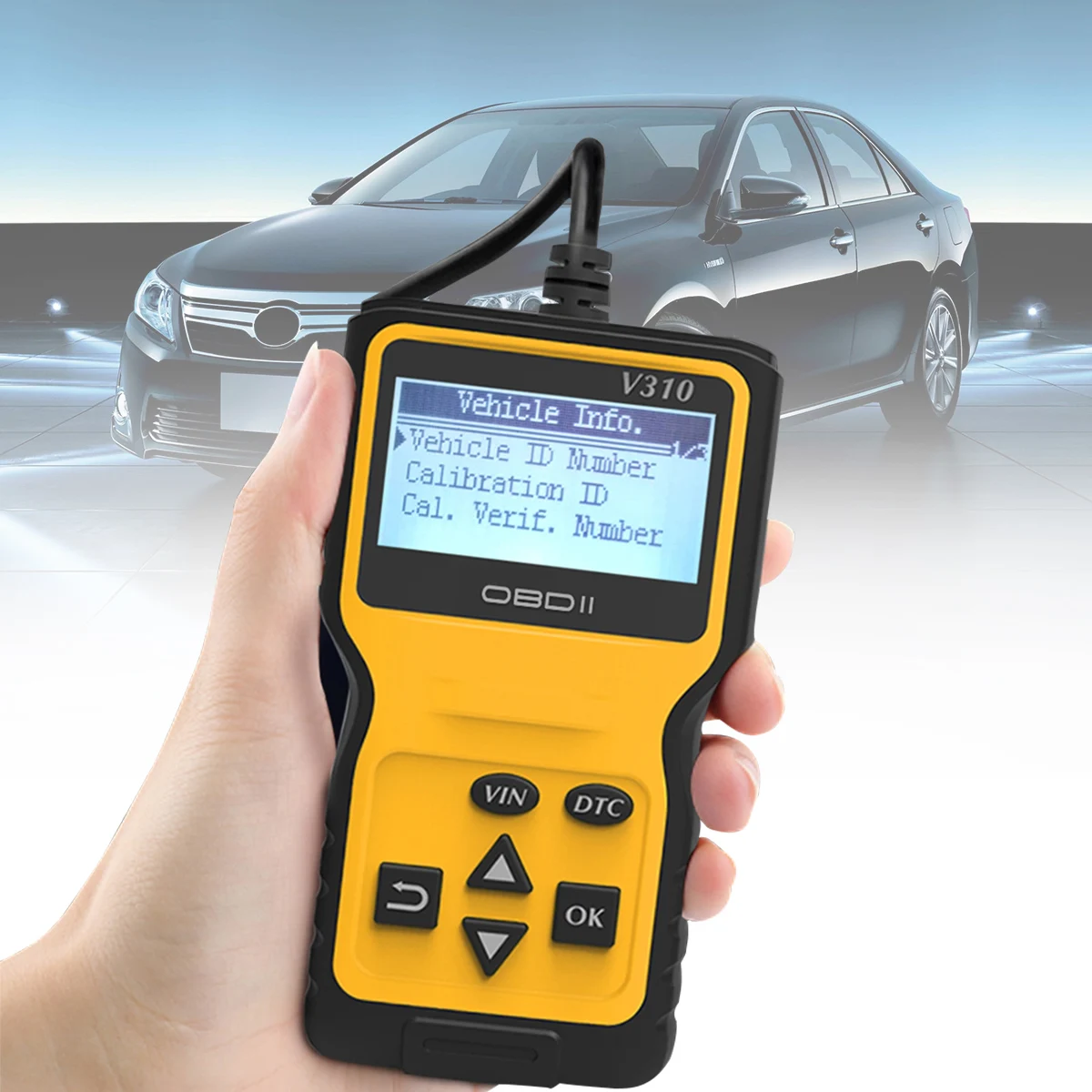 

Автомобильный диагностический сканер V310 OBDII, универсальный ручной сканер с поддержкой нескольких языков, 9-16 В, 16pin