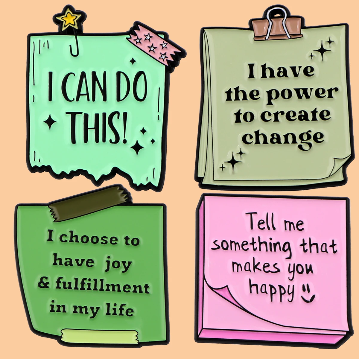 Вдохновляющие цитаты эмалевая заколка на лацкан значки рюкзак броши для одежды