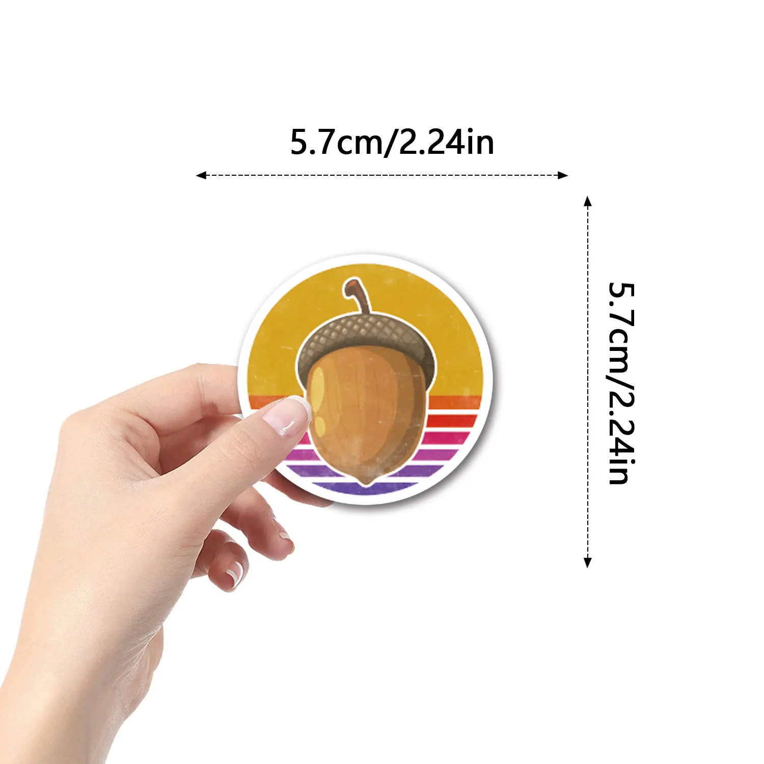 10/55 шт. наклейки для скейтборда гитары