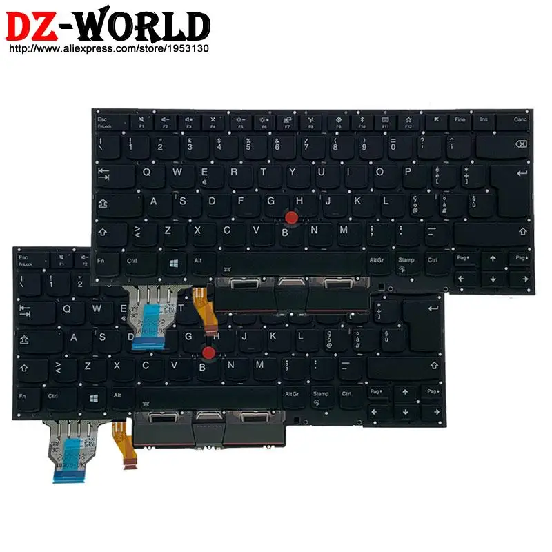 

Новая Оригинальная итальянская клавиатура с подсветкой IT для ноутбука Lenovo Thinkpad X1 Carbon 7th 8th Gen X1 Yoga 4th 5th SN20W73741 SN20R55543