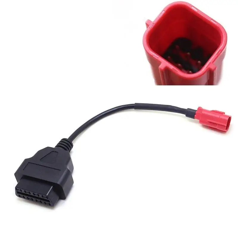 

Diagnostic Adapter Plug 6 to16 pin Plug Cable Diagnostic Cable For Motorcycle Special Obd2 Extension Cables