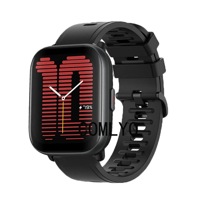 Силиконовый ремешок для смарт-часов Amazfit Cheetah Square/Active