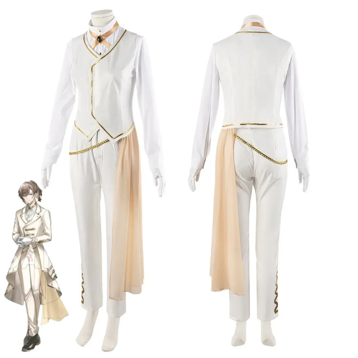 Костюм для косплея с виртуальной Youtuber Kanakana Saegusa Akina Knkn костюмы 6 юбилеев белая