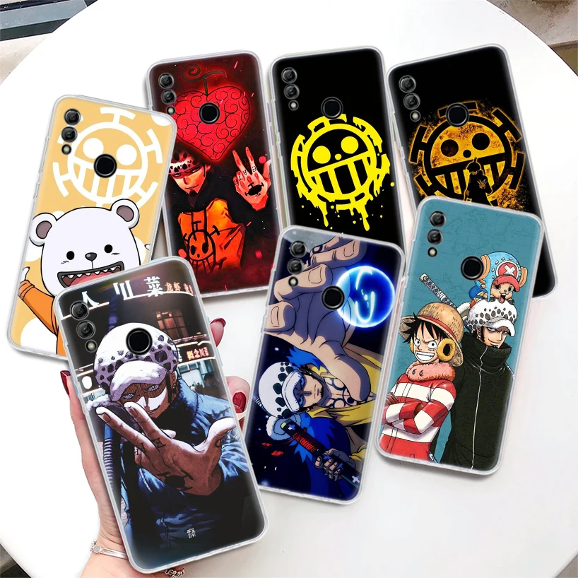 

One Piece Trafalgar D Water Law Coque Phone Case For Huawei Honor 8A 8S 8X 9X 10 Lite 9 20 Pro Y5 Y6 Y7 Y9S P Smart Z 2019 2021