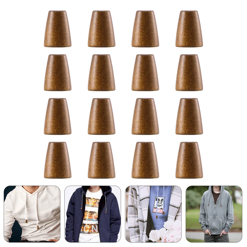 

Rope Stopper Cord End Button Buckle Drawstring Bell Wood Accessories Lanyard Locks Fastener Column Clothesdiy Hoodie Backpack