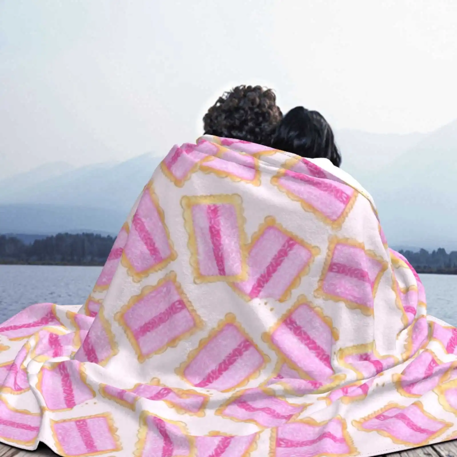 Одеяло Iced Vovo Devvotee мягкое теплое дорожное портативное одеяло чистое печенье в