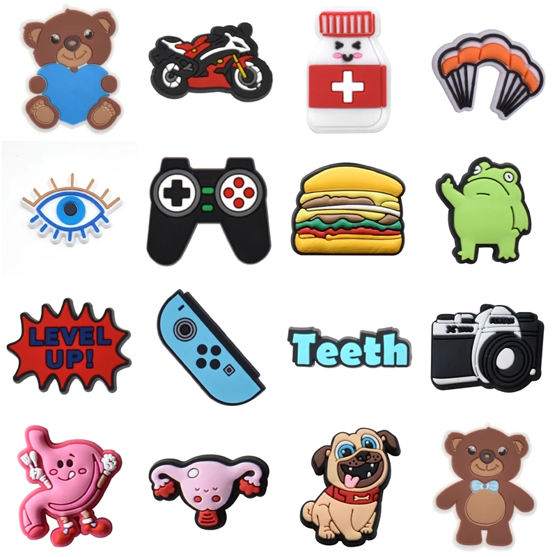 

Shoe Charms Wholesale Bulk Women Charm Boy Para Pins Men Decorations for Crocs Packs Gifts Girl Set Jeans Shoes Accessories Kids