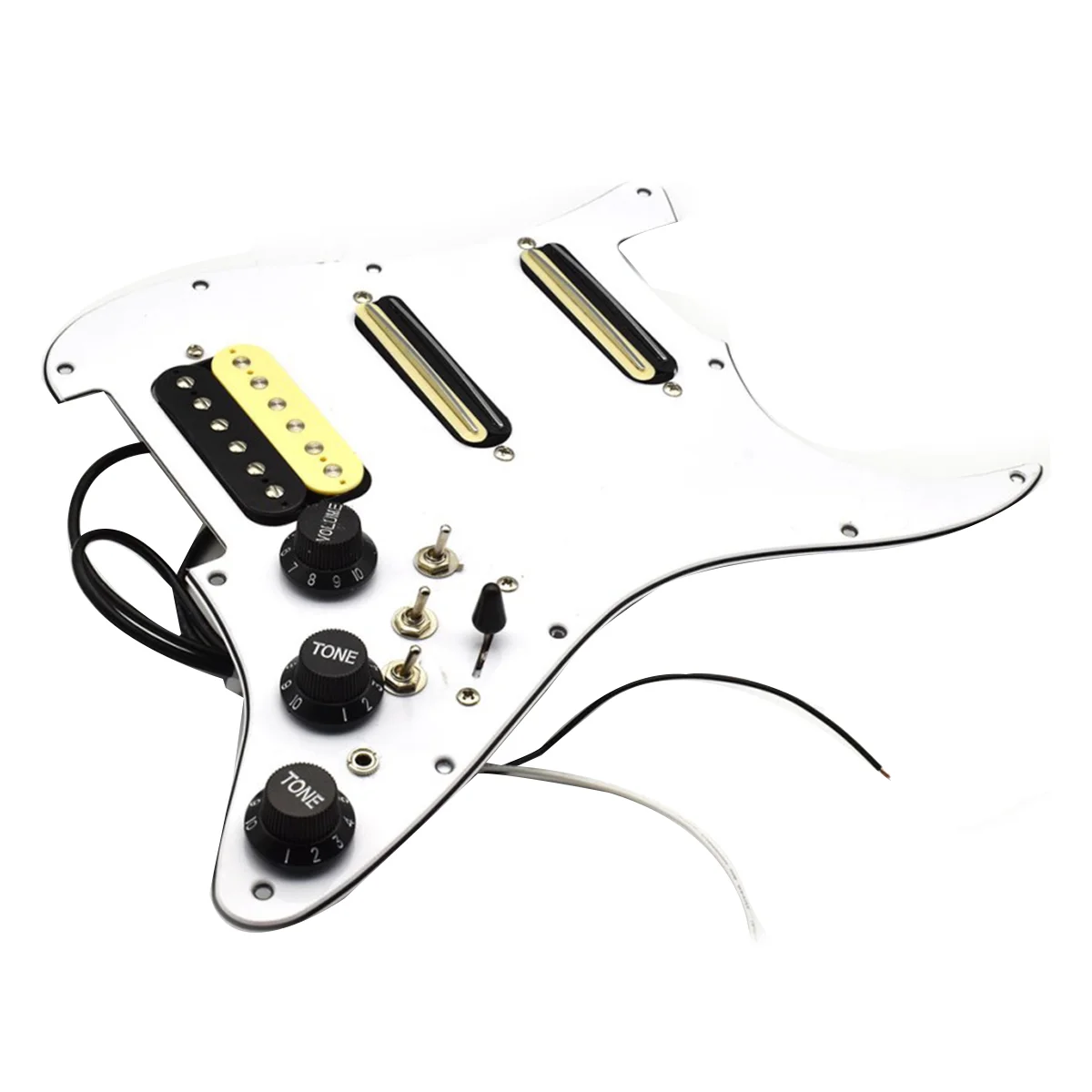 

ST Electric Guitar Pickguard Pickup Wiring Loaded Prewired Pickguard Guitar Pickguard Scratchplate Pickup Assembly