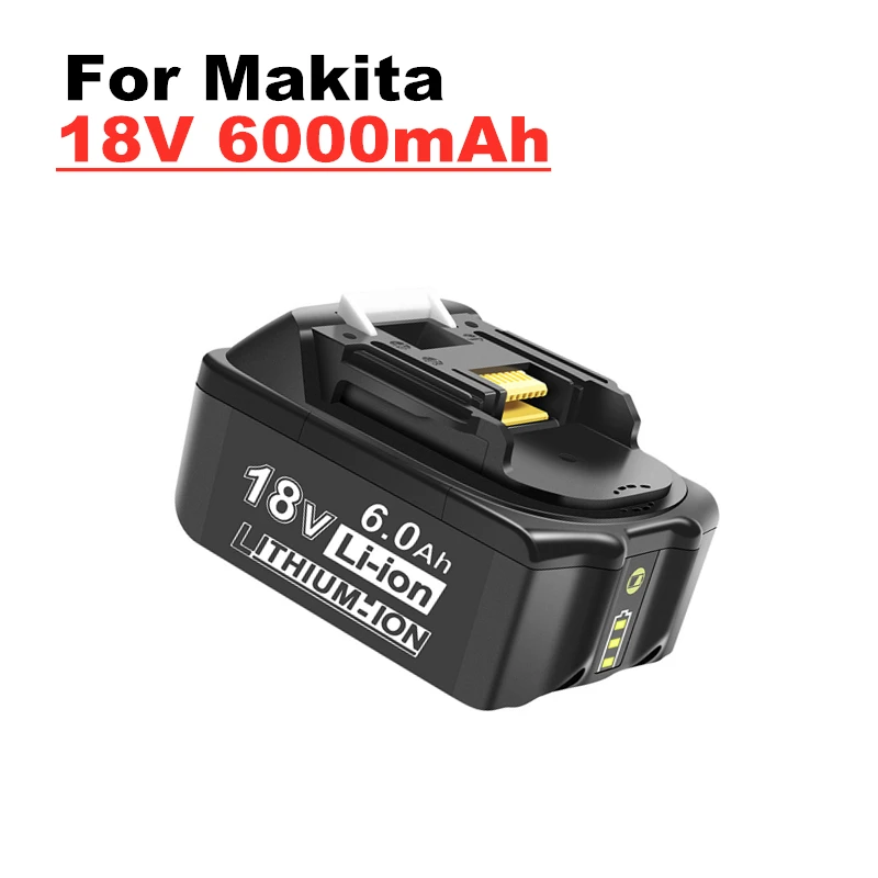 Оригинальная запасная аккумуляторная литиевая батарея Makita 18 в 6 Ач BL1830 BL1860 BL1850B BL1850 BL1840 BL1820 BL1815
