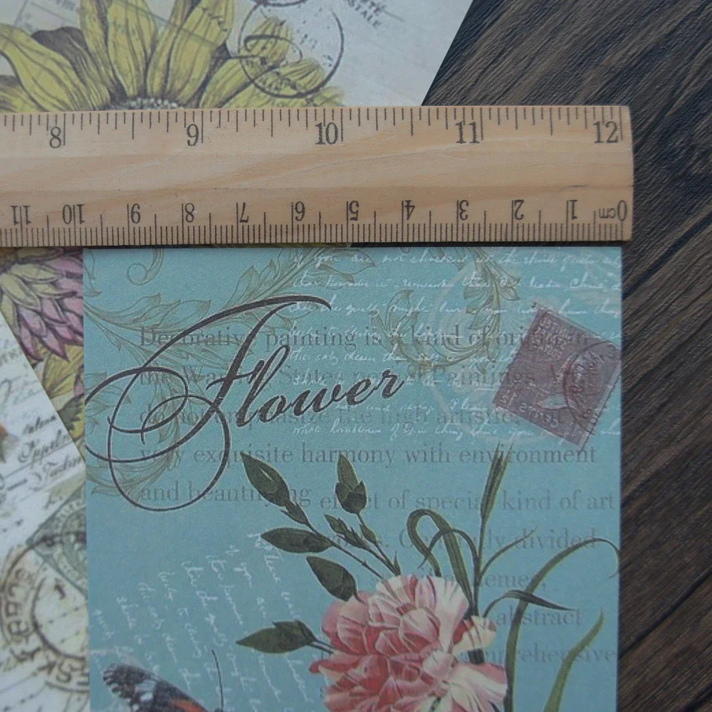 56 шт. DIY Ручная роспись цветок сказка бабочка тема фон крафт бумага набор бирок