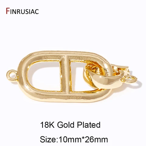 Золотые застежки FINRUSIAC для бижутерии