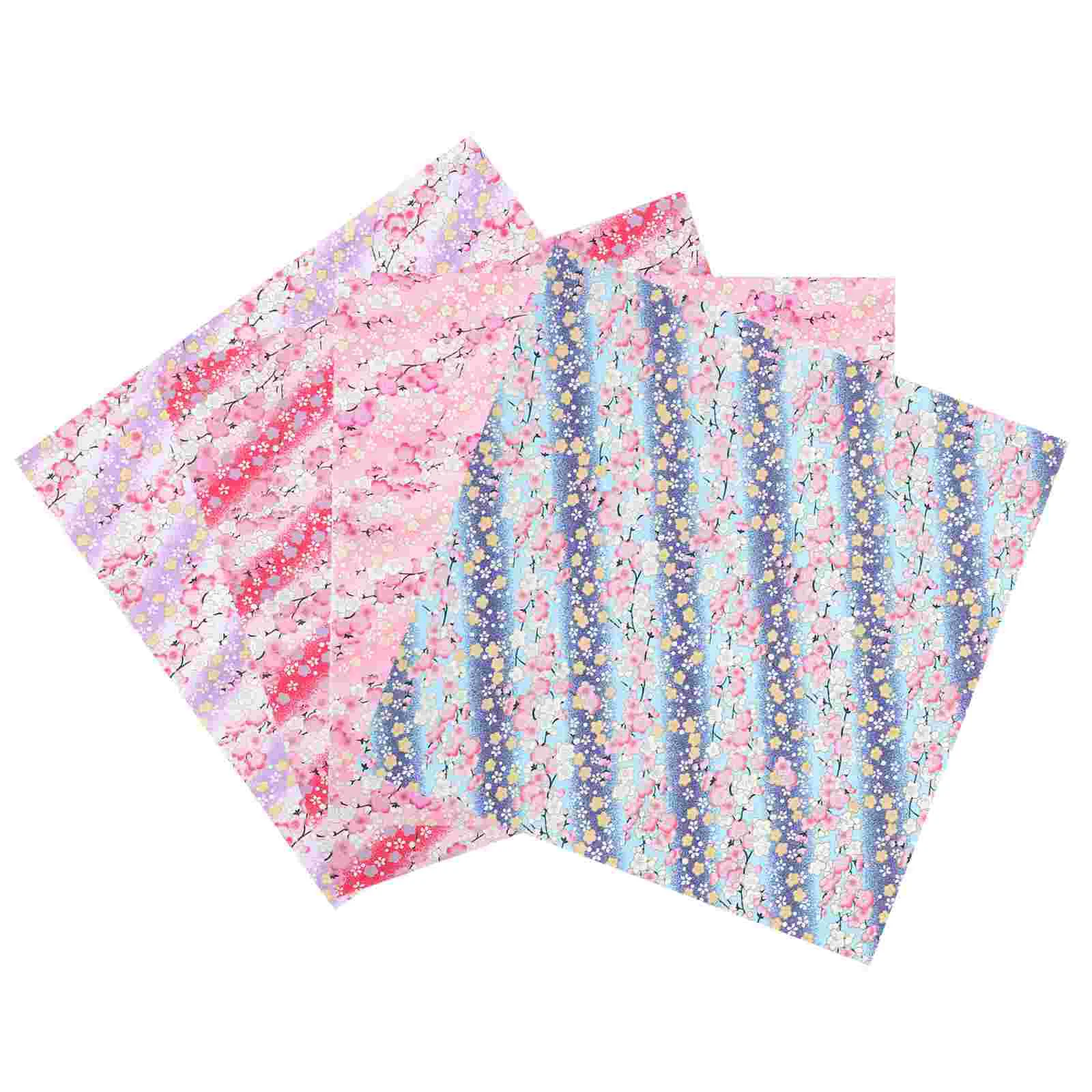 

4 Sheets Japanese Fabric Wind Bronzing Printed DIY Handmade Patchwork Quilting Squares Bulk Fabrics Sewing