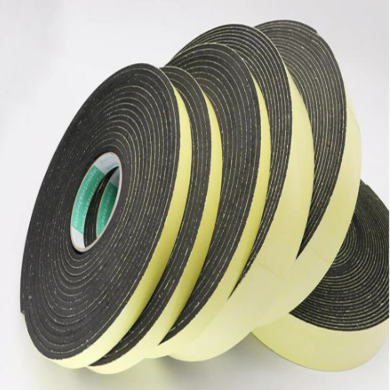 

Strong Adhesion EVA Black Sponge Foam Rubber Tape Anti-collision Seal Strip 1, 2, 3mm Thick
