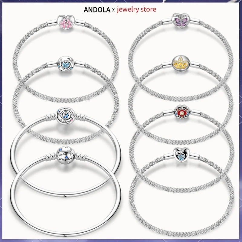 Подвески S925 Посеребренный браслет Классический Кулон Ювелирные изделия своими