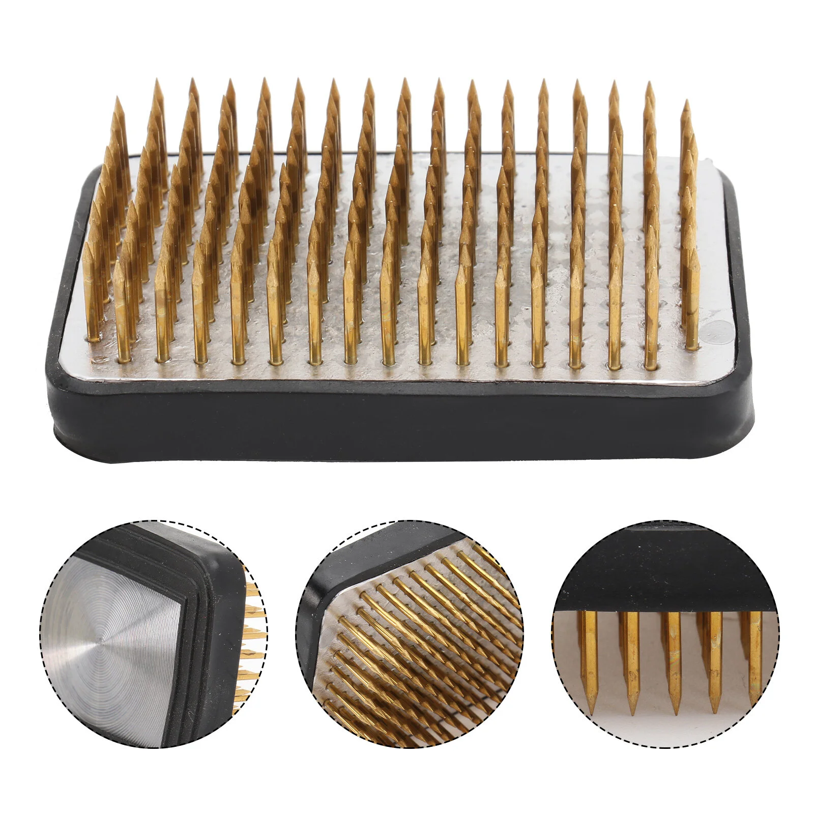 

Hairpin Flower Floral Needle Arranging Fixing Holder Vase Flowers Frog Base Copper Japanese Arrangement Round Tool Vintage