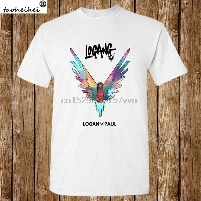 Новинка футболка унисекс с логотипом MAVERICK BIRD LOGAN PAUL JAKE американский размер EN1 |