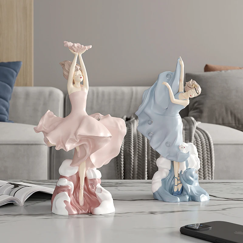 Роскошная Высококачественная элегантная Художественная Скульптура балерины