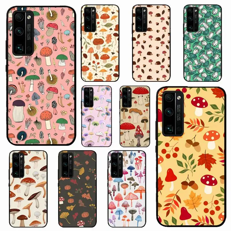 

Minimalist Graffiti Line Mushroom Phone Case for Huawei Honor 10 i 8X C 5A 20 9 10 30 lite pro Voew 10 20 V30