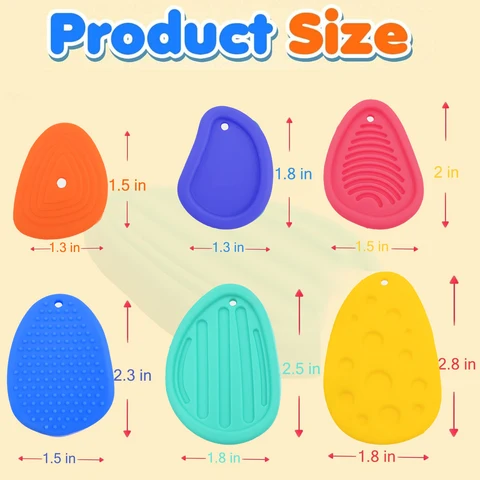 Сенсорные камни из силикона GGS-001