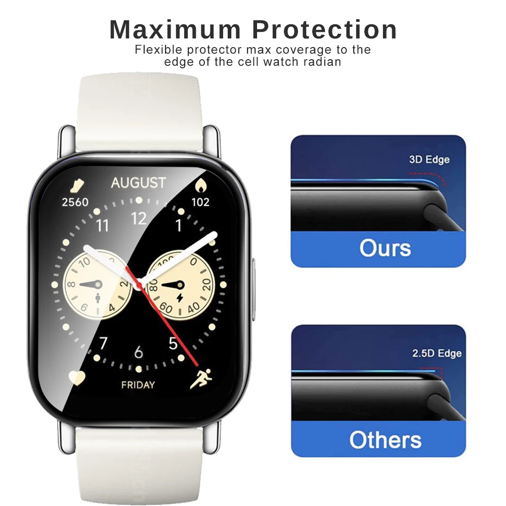 Защитная пленка для экрана Watch5Lite 9D с изогнутой поверхностью Xiaomi Redmi Watch 5 Lite Active