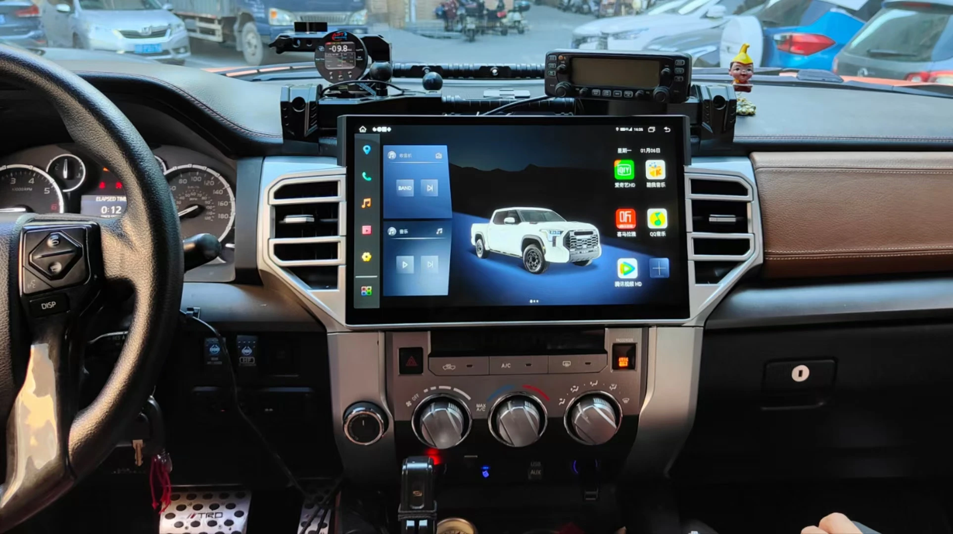 Фото Мультимедийная автомобильная магнитола для Toyota Tundra Sequoia 2014-2019, Android 13, GPS-навигация, беспроводной GPS, DSP, 4G Wi-Fi №5